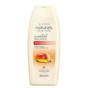 Avon Naturals Essential Balance Mango and Ginger 2 in 1 shampoo 250ml